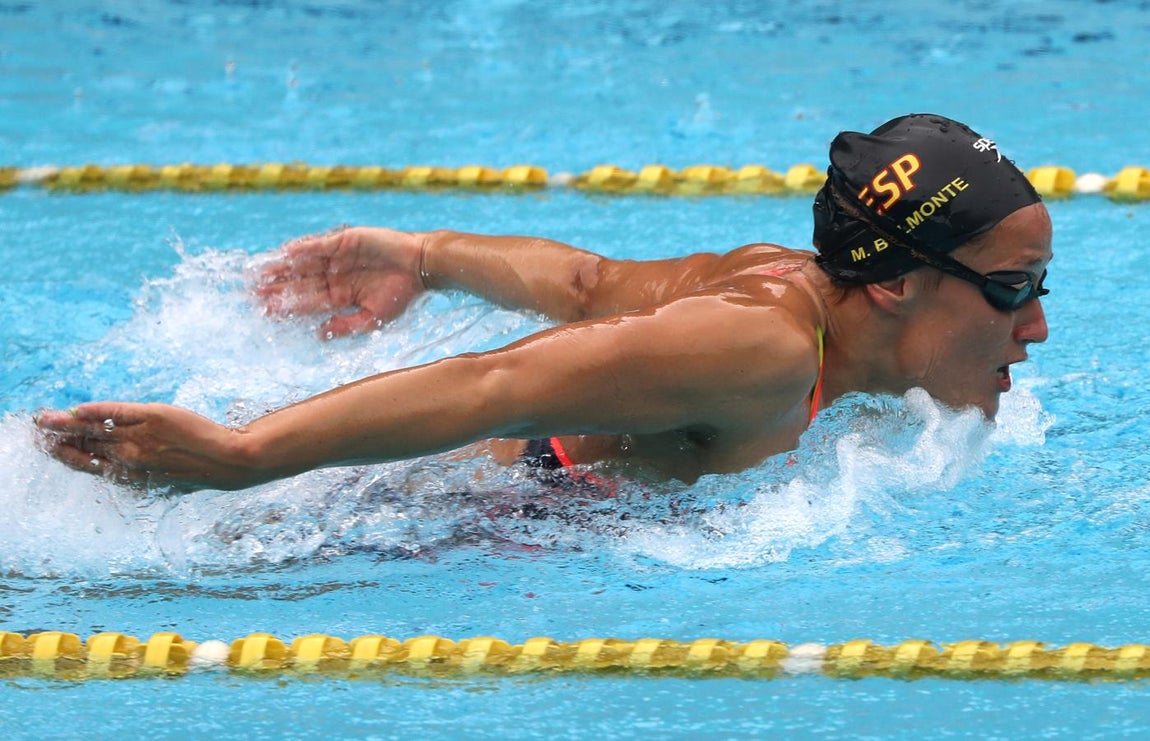 Nuestra «sirena». Quién también estuvo entrenando fue la nadadora española Mireia Belmonte, lo haría en la piscina del Fluminense Football Club