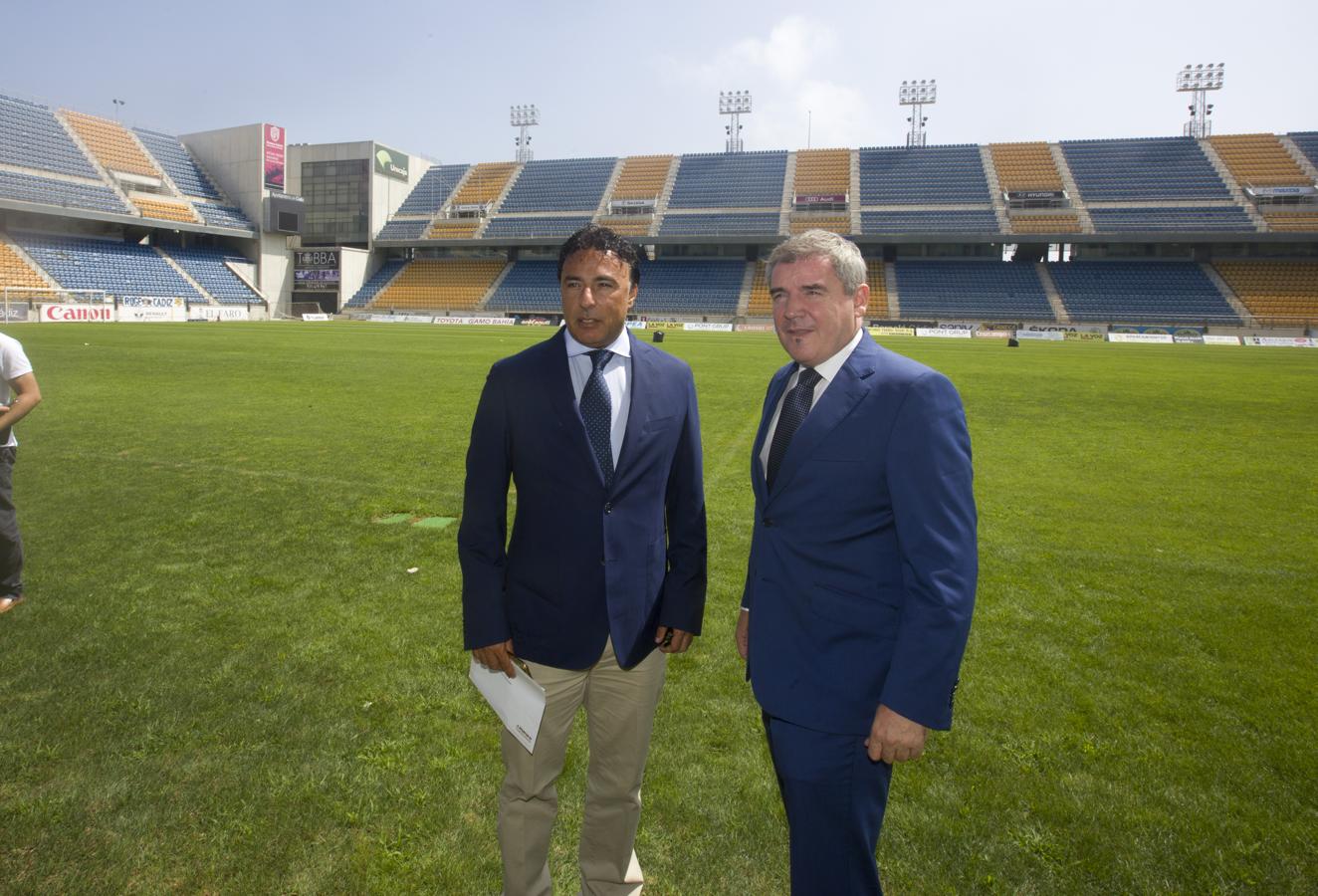 FOTOS: Quique Pina y Manolo Vizcaíno, juntos en Carranza