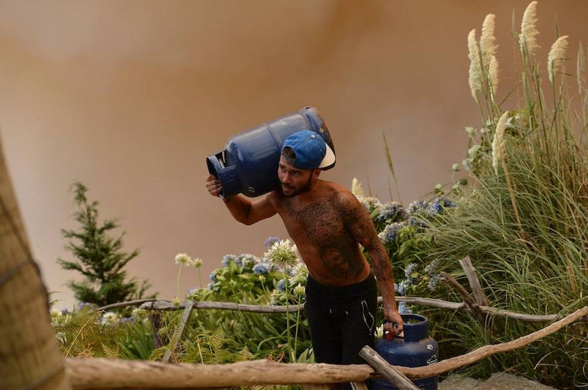 Imágenes de los terribles incendios que están arrasando la portuguesa isla de Madeira