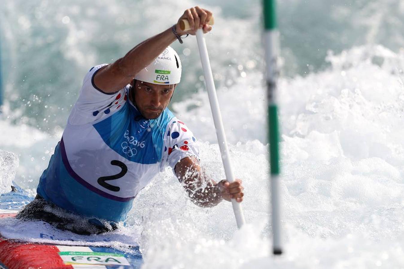 Reflejos relámpago. Es lo que desmostrado el francés Denis Gargaud-Chanut en la final de C1 masculino piragüismo en eslalon. Una de las pruebas que menos tiempo de reacción deja a sus participantes de todos los Juegos