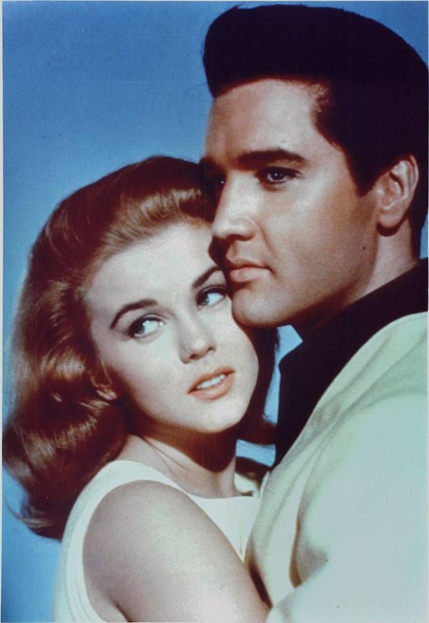 Elvis, con la actriz Ann-Margaret para la película «Viva Las Vegas». 
