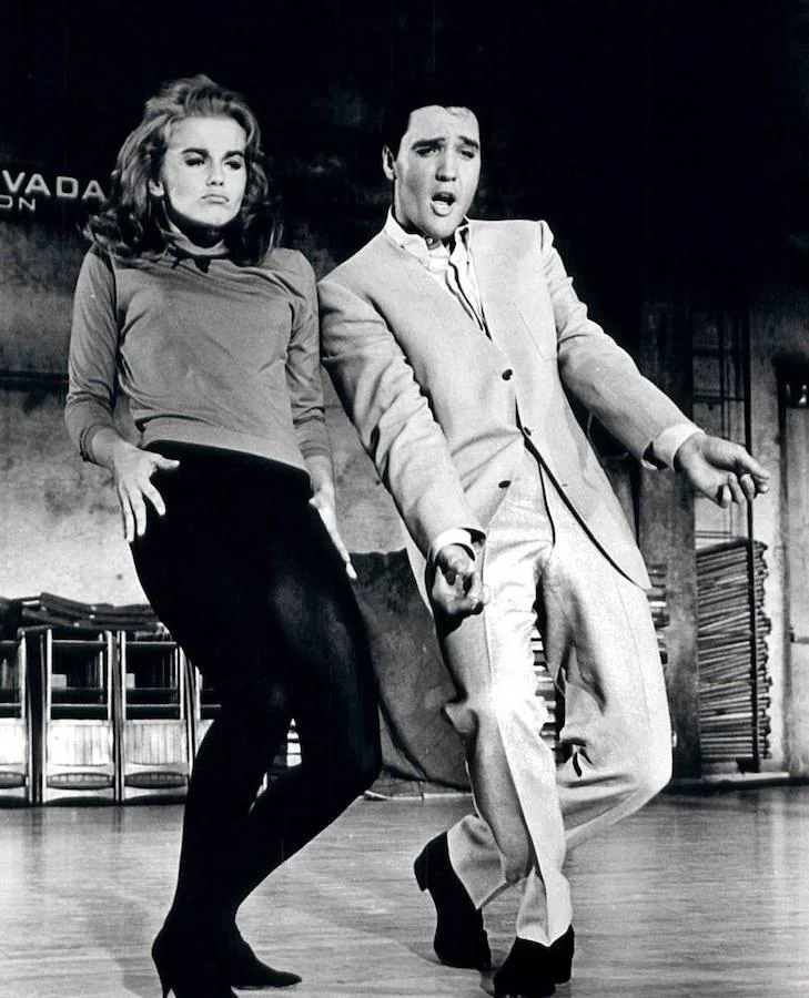 Elvis, con la actriz Ann-Margaret para la película «Viva Las Vegas»