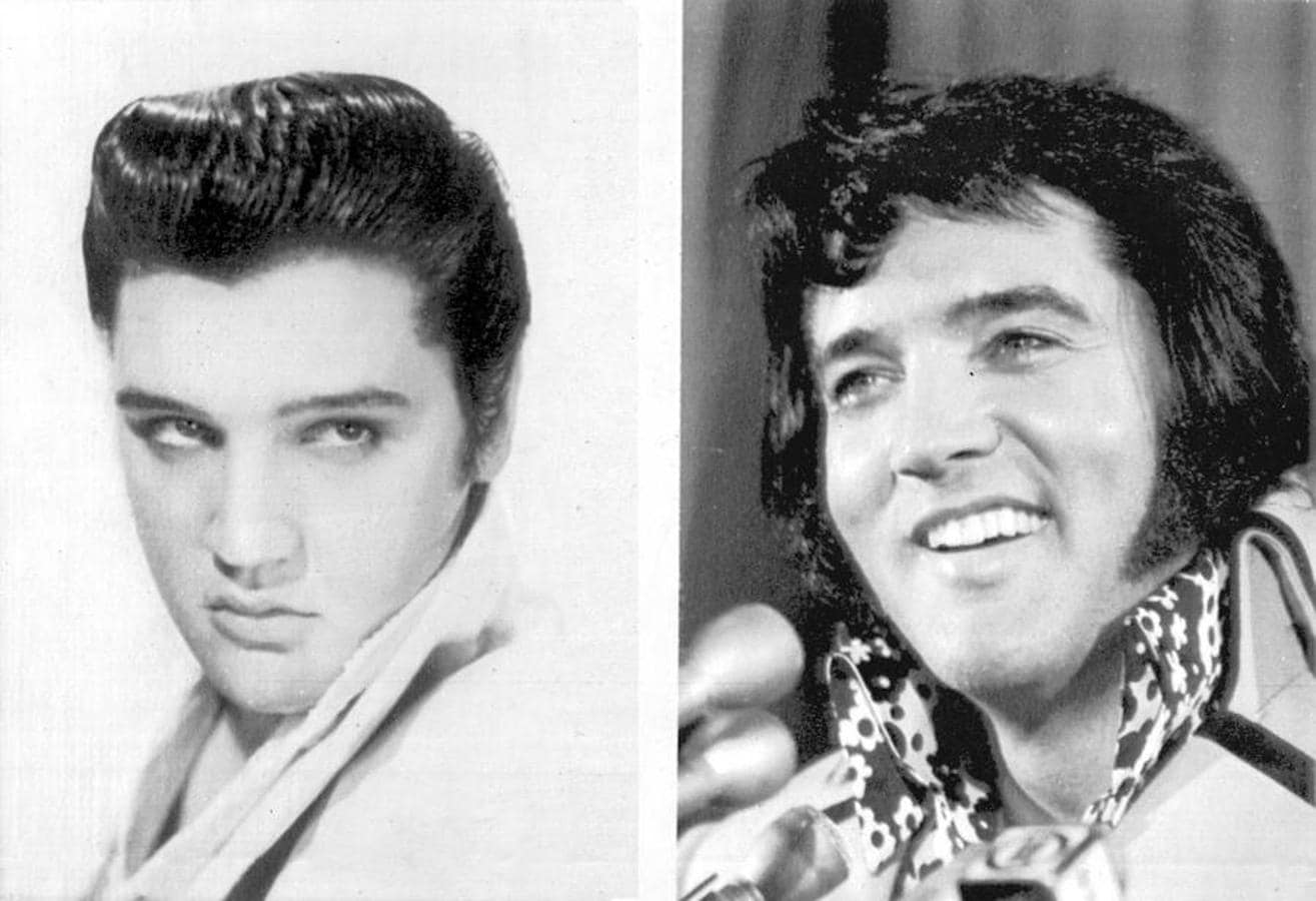 El antes y el después de Elvids Presley