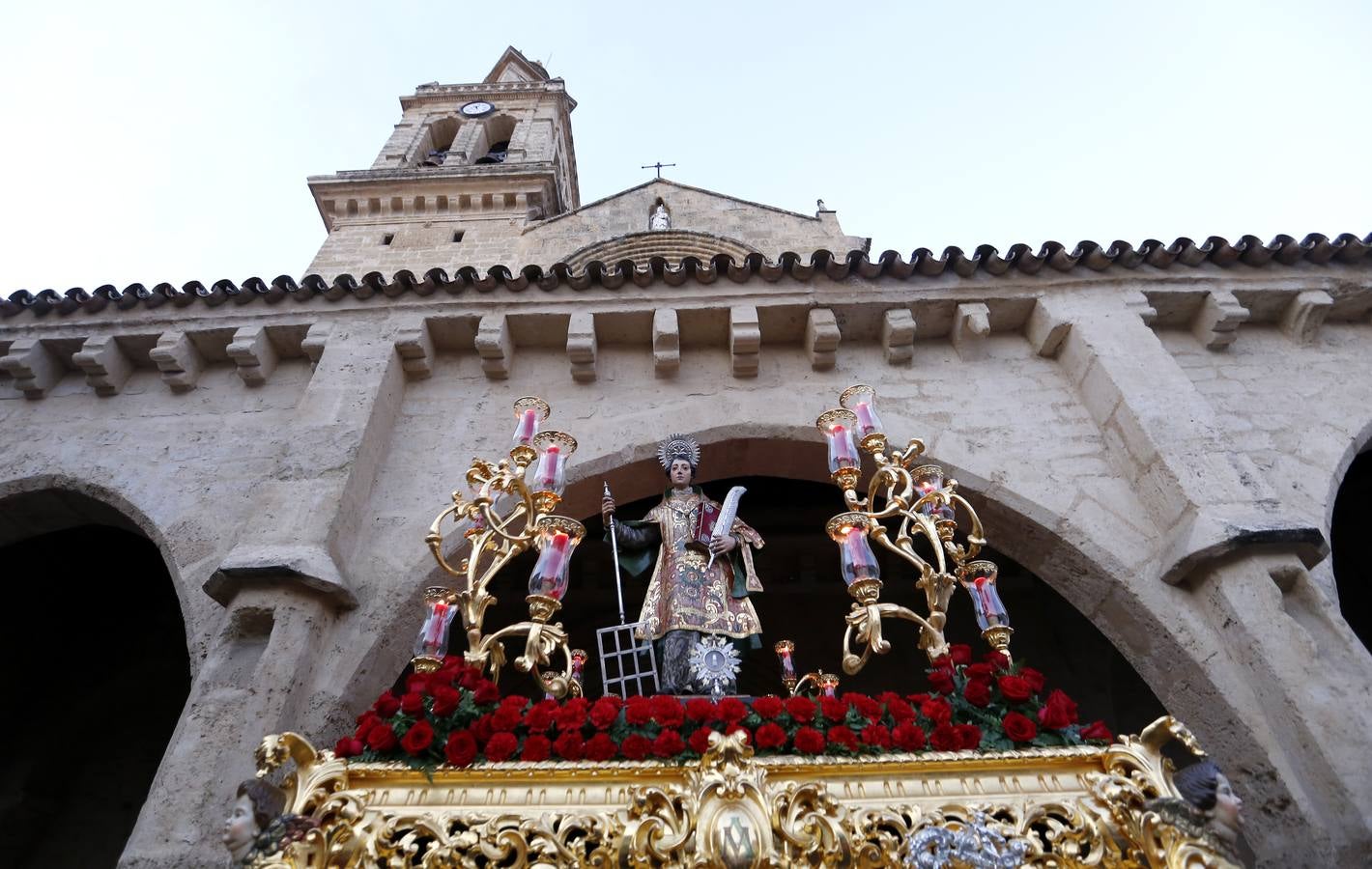 La salida de San Lorenzo Mártir, en imágenes