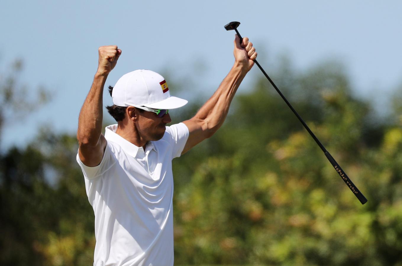 Golf. El canario Rafa Cabrera luchará por el bronce