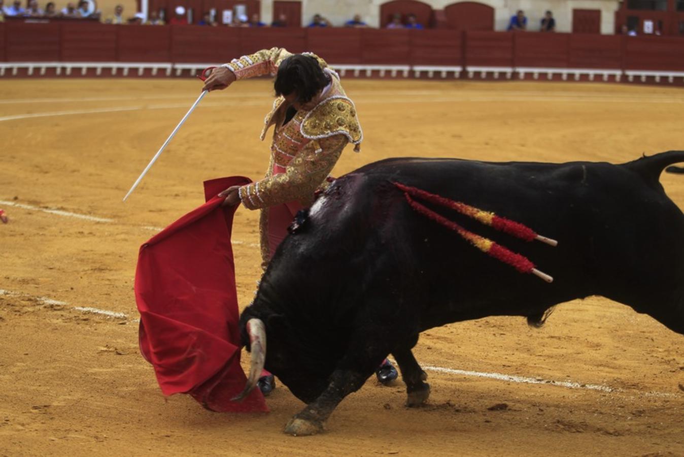 Curro Díaz, El Cid y David Galván en la plaza de toros de El Puerto