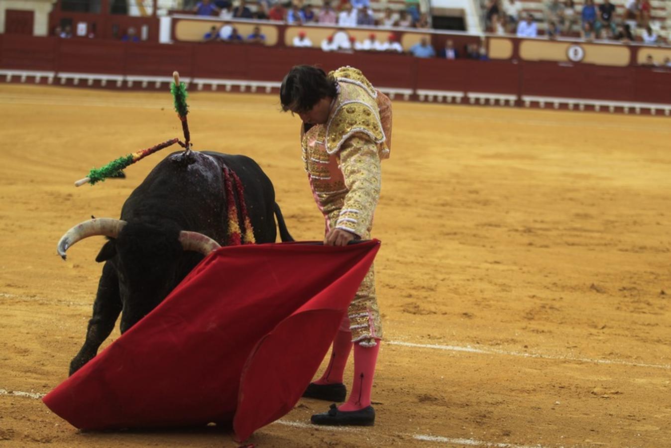 Curro Díaz, El Cid y David Galván en la plaza de toros de El Puerto