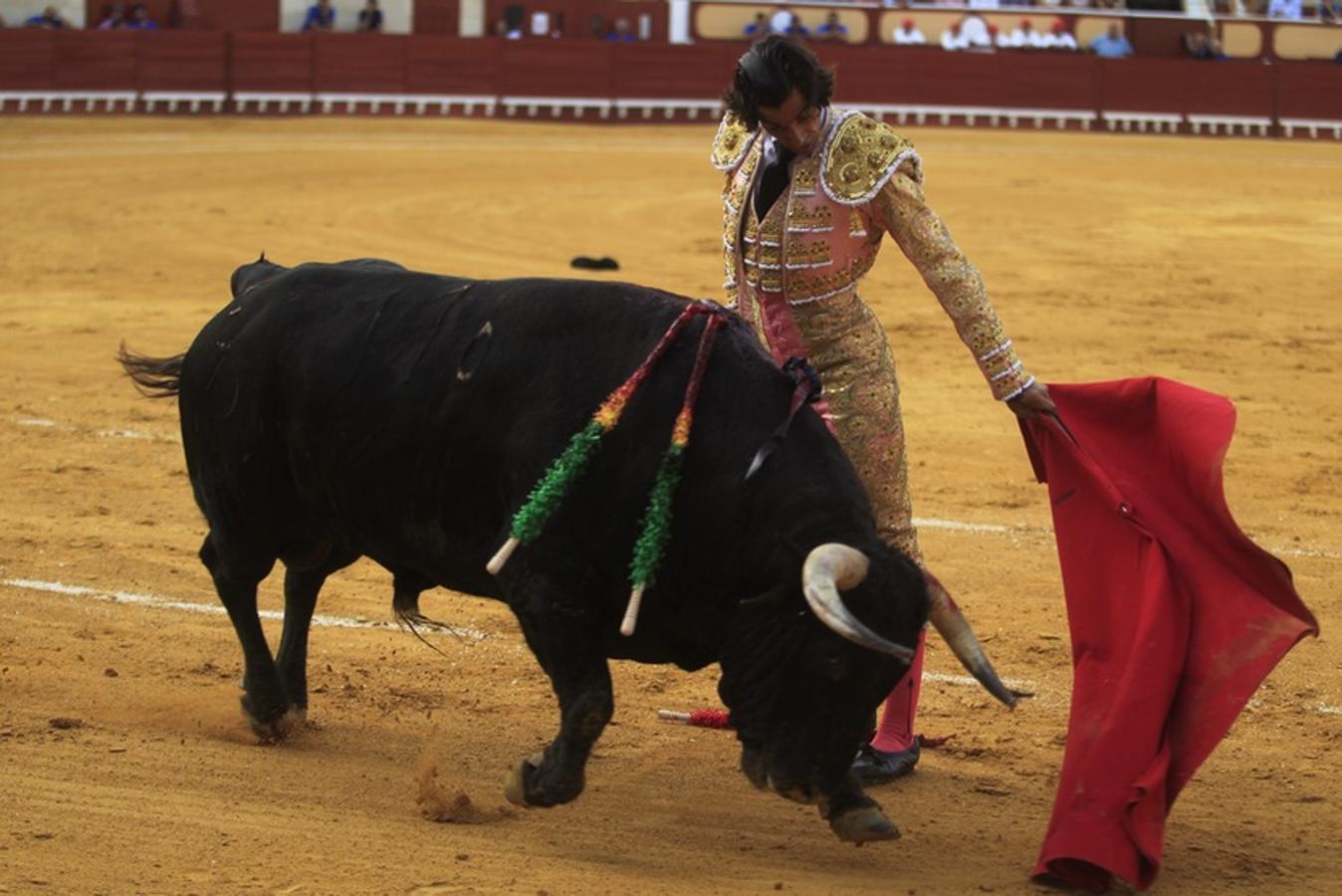 Curro Díaz, El Cid y David Galván en la plaza de toros de El Puerto