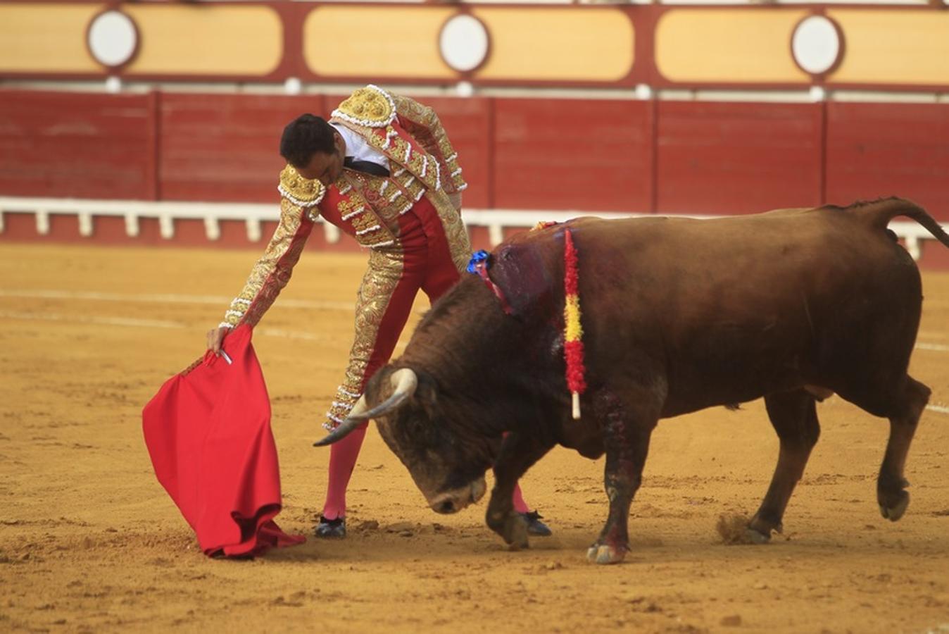 Curro Díaz, El Cid y David Galván en la plaza de toros de El Puerto