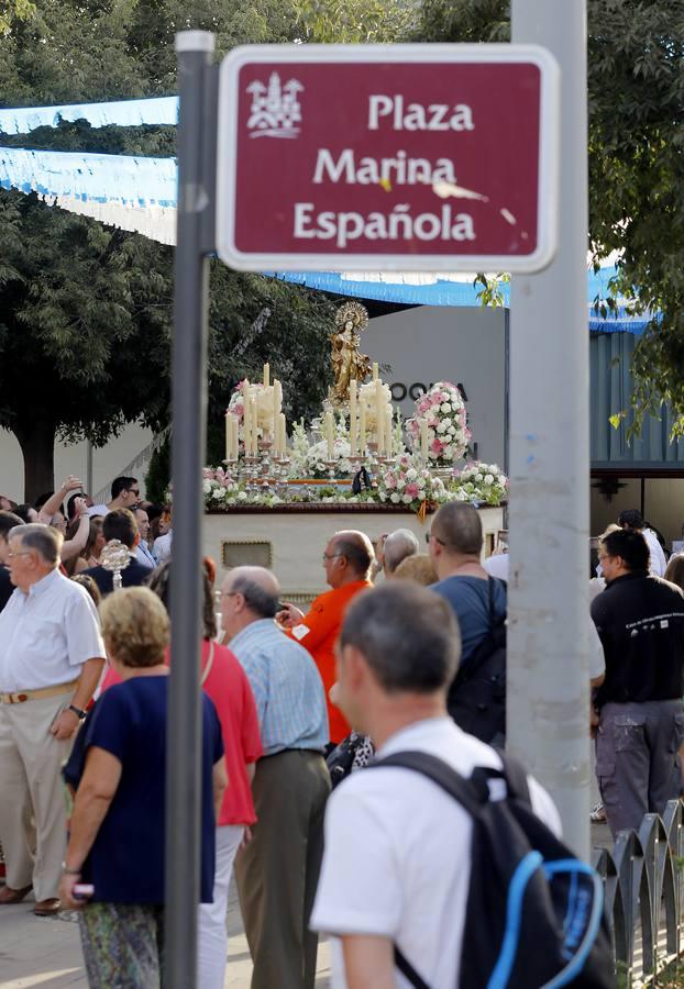 La procesión de Nuestra Señora de la Asunción, en imágenes