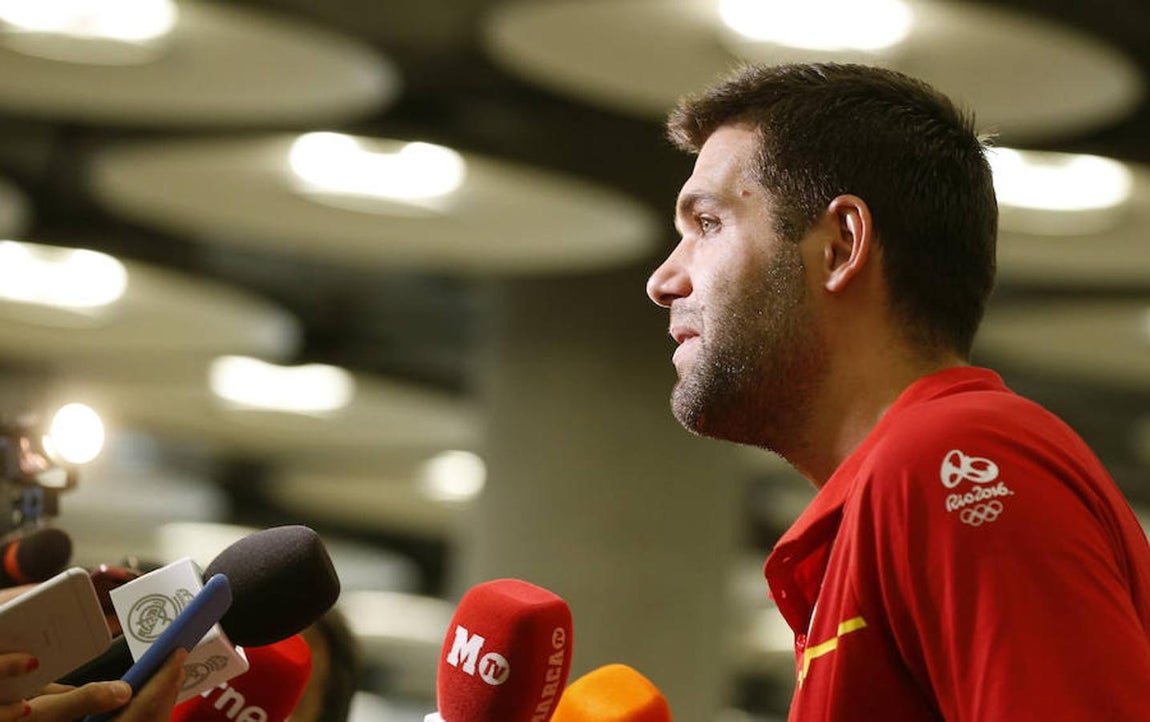 Felipe Reyes, capitán de la selección española de Baloncesto. 