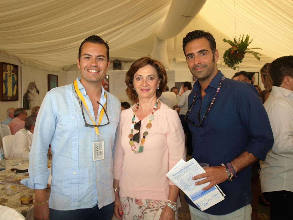 Nacho Galindo, Gracia Lago y Rafael Torrent