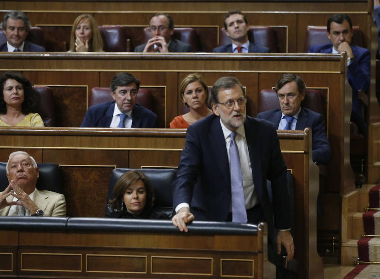 Mariano Rajoy inicia los votos del gobierno en funciones