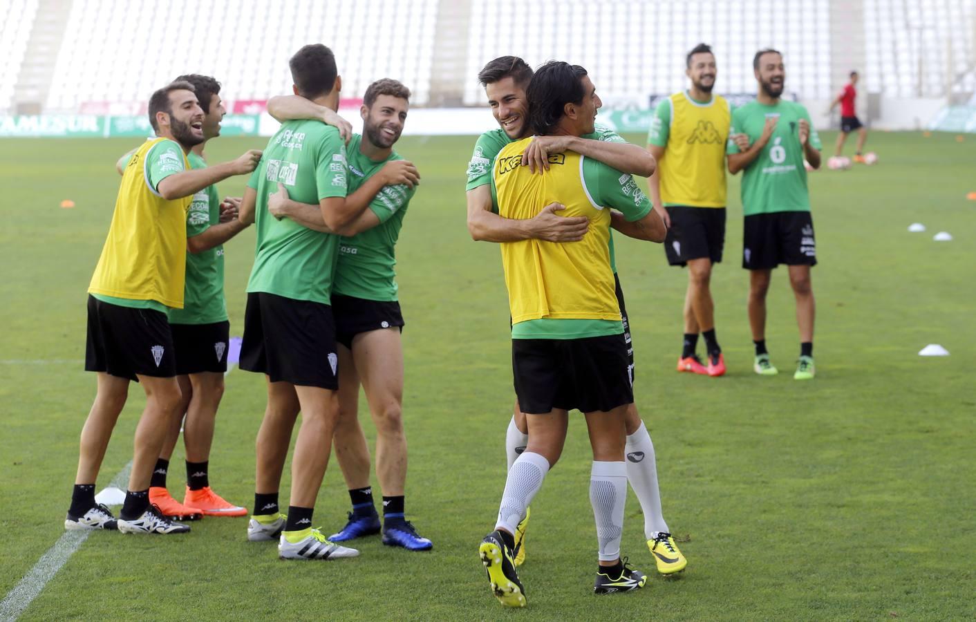 El entrenamiento del Córdoba CF, en imágenes