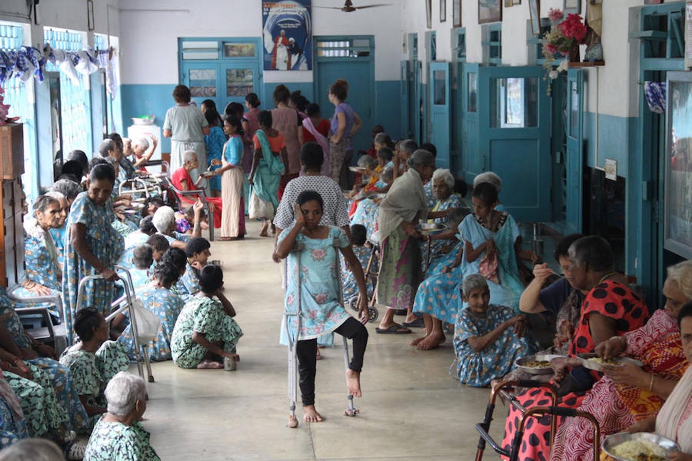 La casa de las Misioneras de la Caridad en Premdan acoge a 400 disminuidos psíquicos y físicos de Calcuta