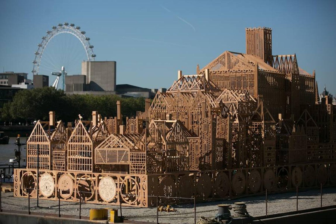 Antes de las llamas. Instantánea de la maqueta del Londres de 1666 antes de ser devorada por el fuego