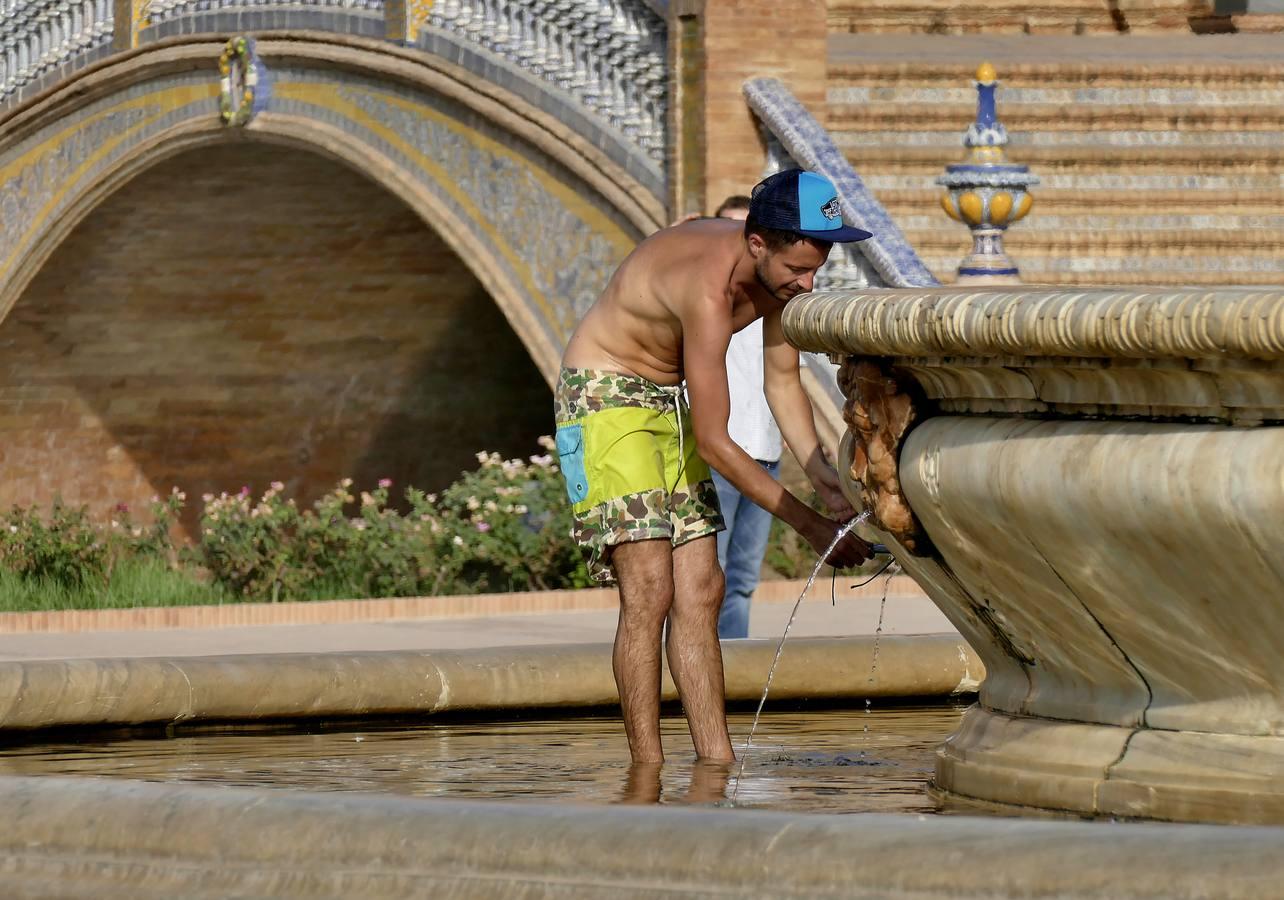 Sevilla vive una ola de calor de récord