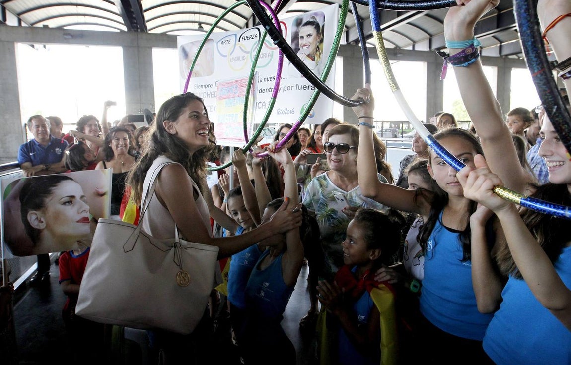 La recepción de Lourdes Mohedano, en imágenes