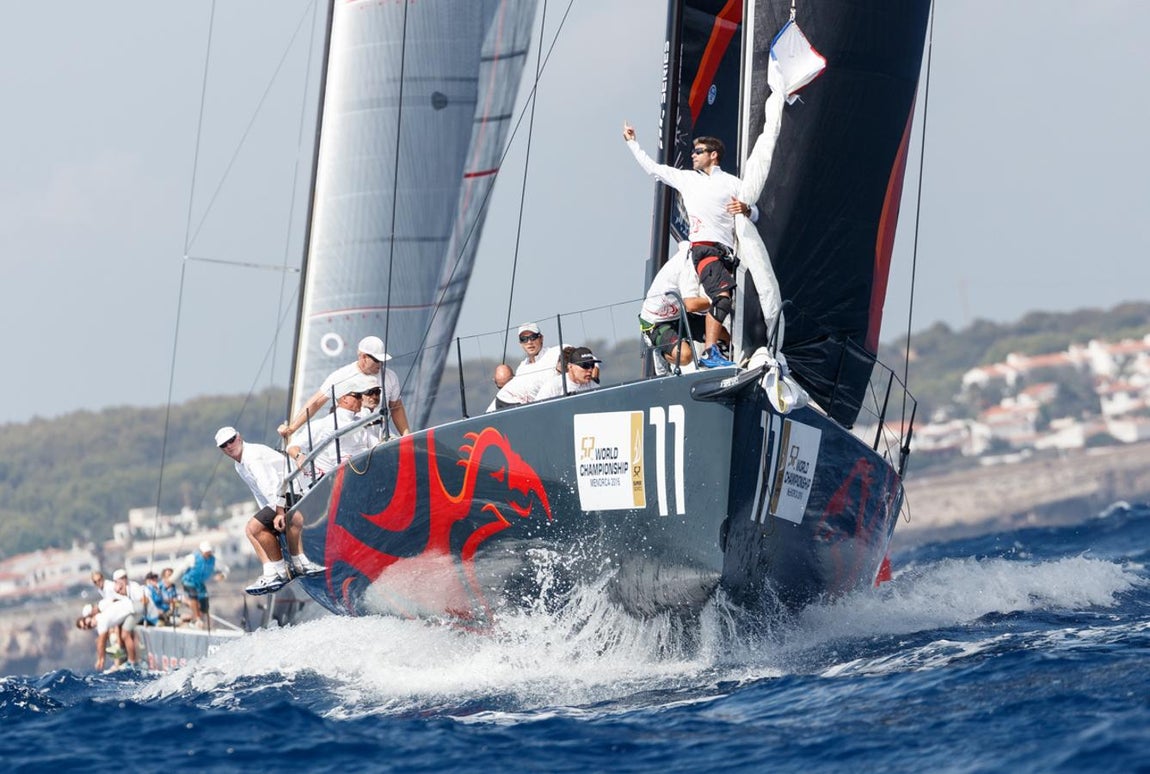 Galería: 2ª jornada del Mundial TP52 celebrado en aguas de Mahón