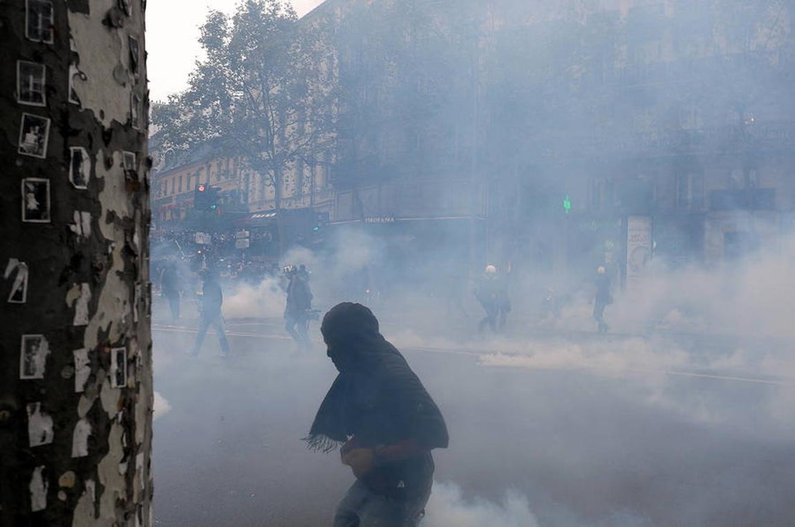 El primer balance de la cita de este jueves apuntó que solo París reunió a entre 12.500 y 13.500 personas, según la Policía; y a unas 40.000, según los sindicatos.. 