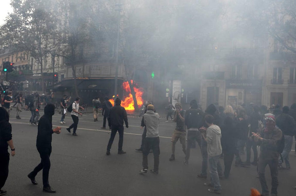 Es la decimocuarta jornada de protestas desde el comienzo de su lucha el pasado marzo, encabezada por la Confederación General del Trabajo (CGT). 