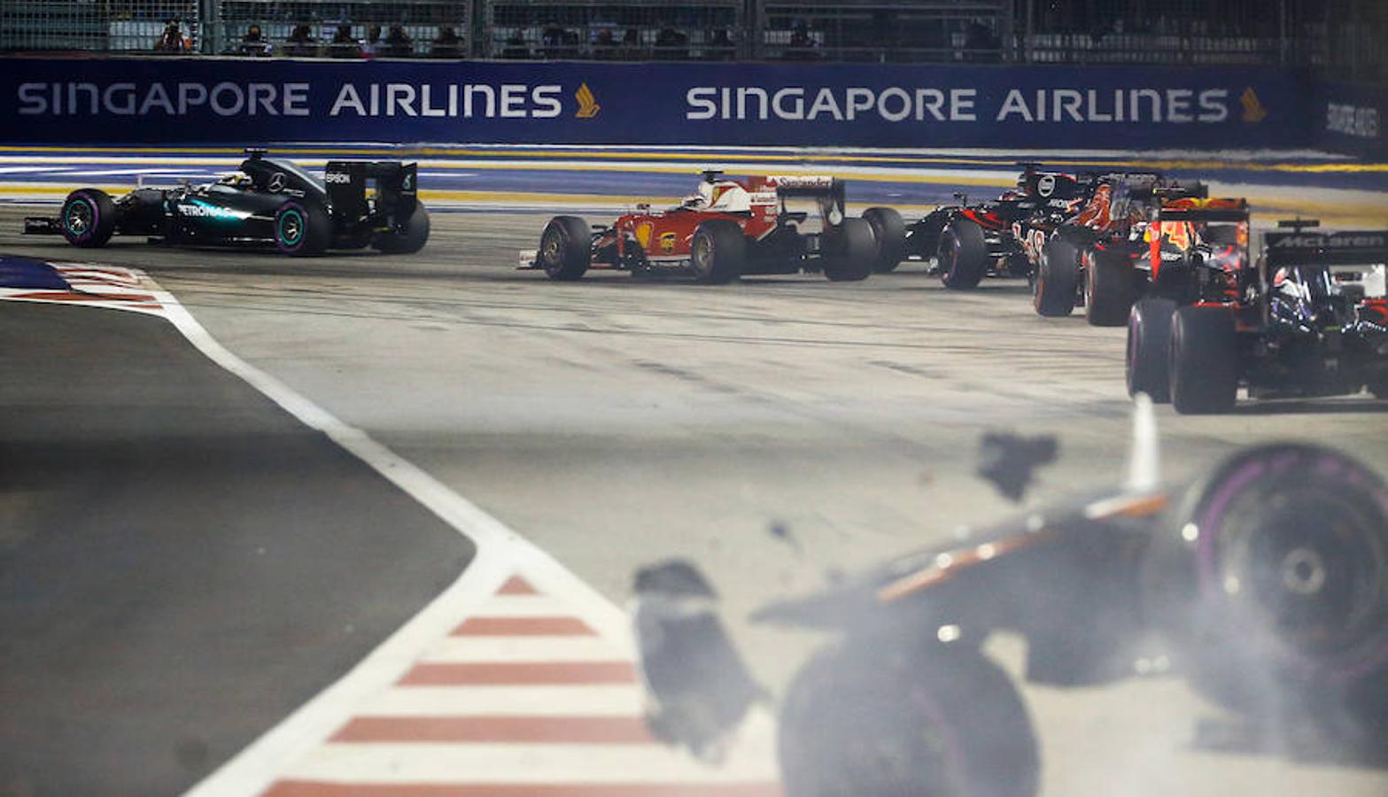 Las mejores imágenes del GP de Singapur