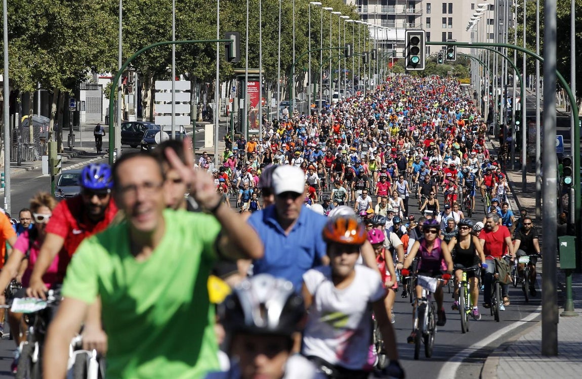 En imágenes, las bicis toman Córdoba