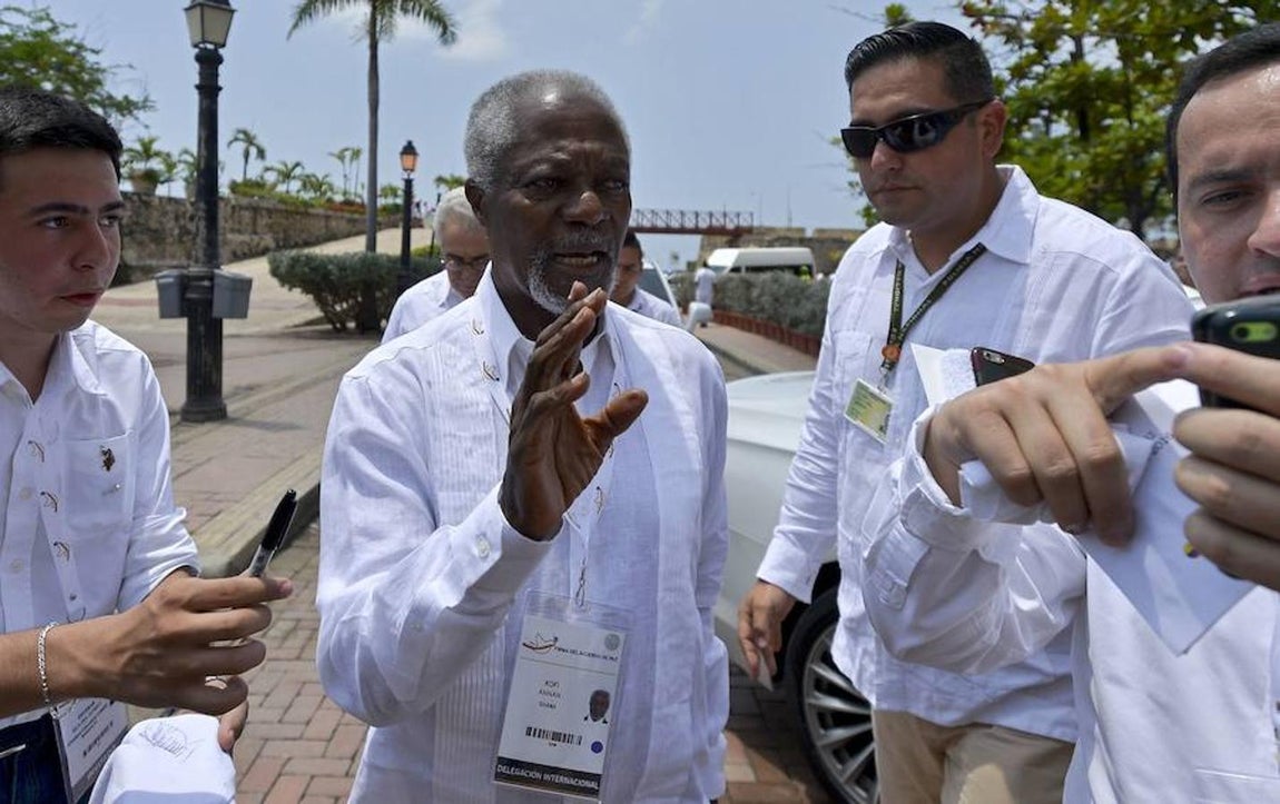 El ex secretario general de la ONU Kofi Annan también asistirá a la ceremonia. 