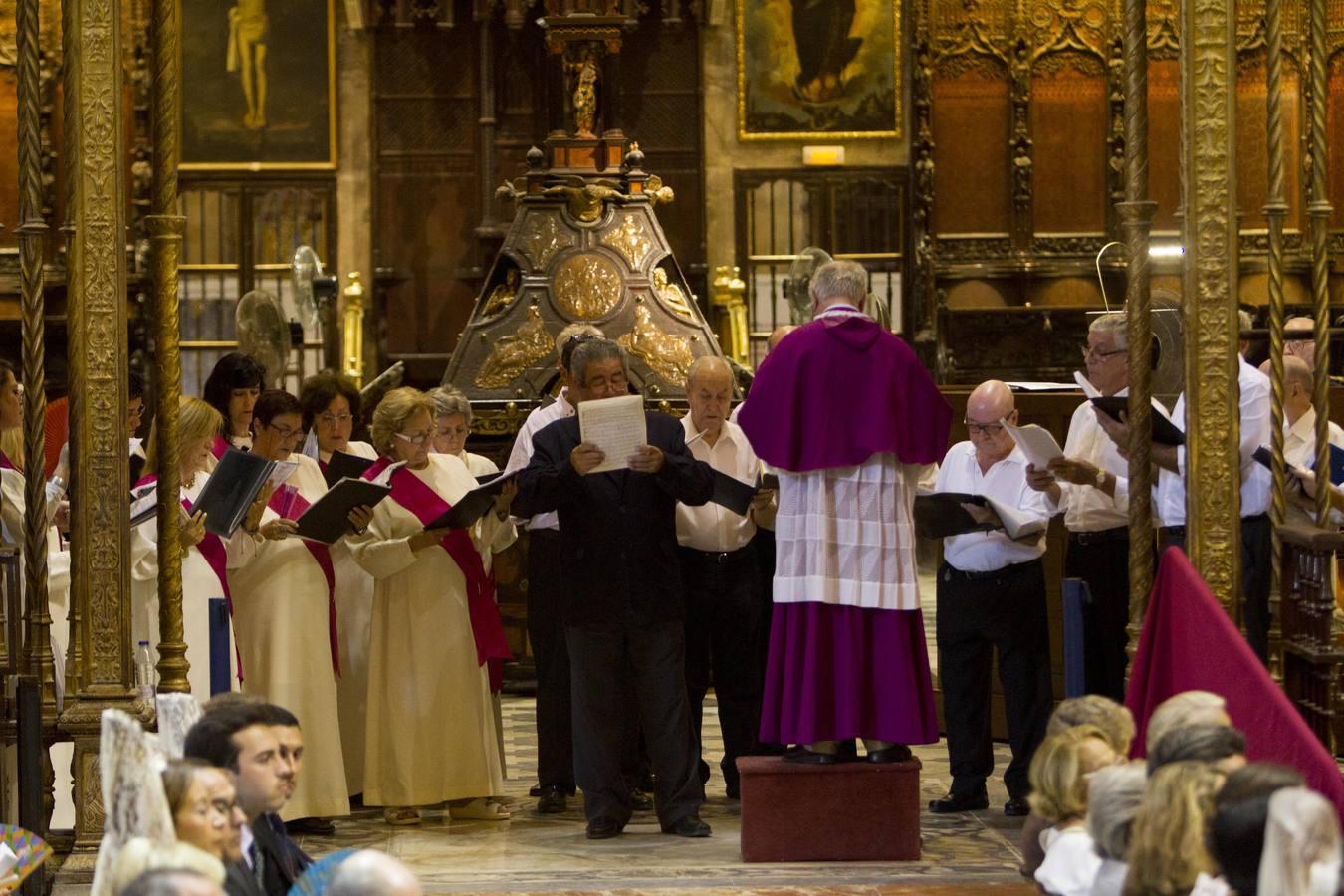 Emotivo Pontifical para la coronación en la Catedral