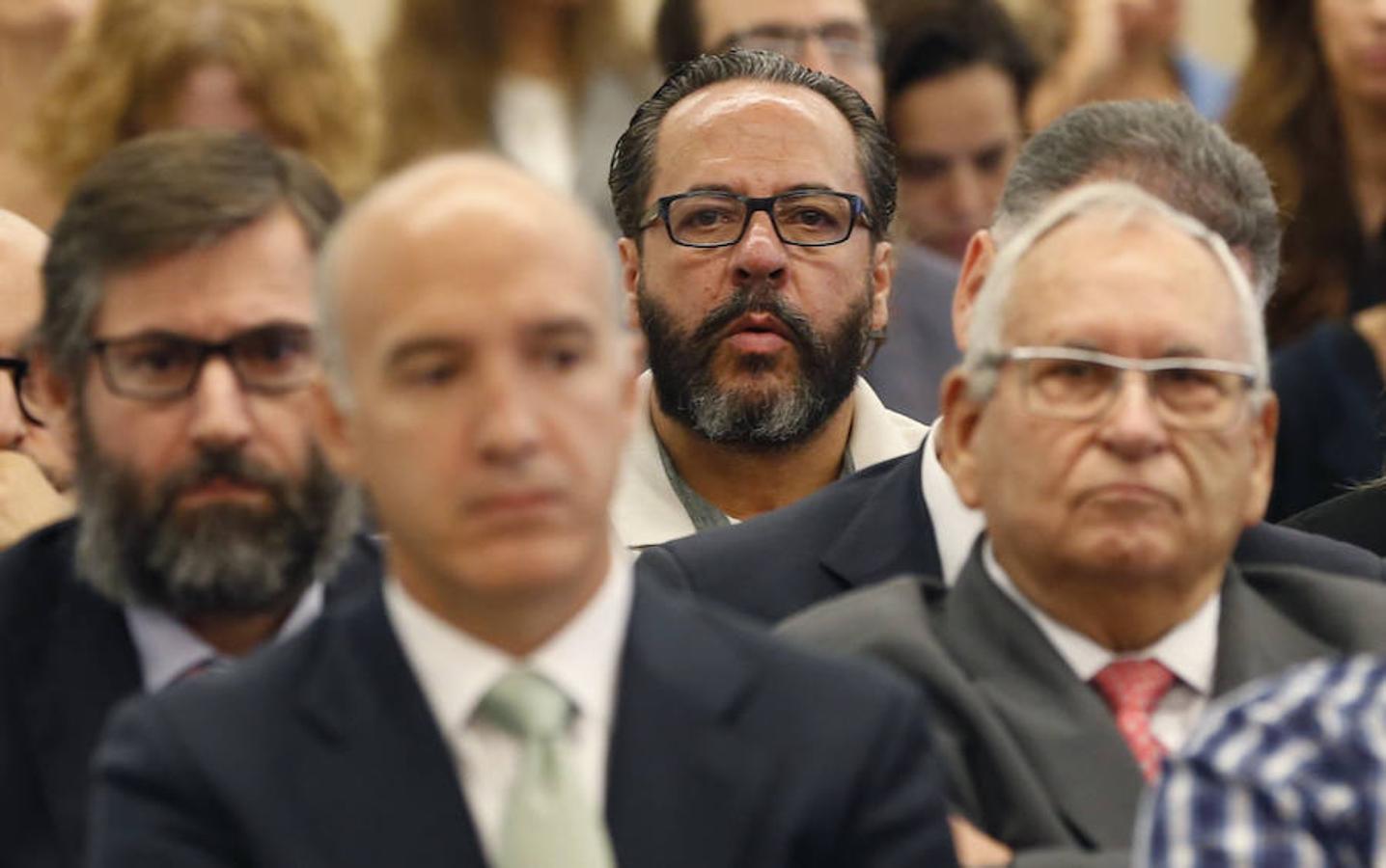El supuesto cabecilla de la trama Gürtel en Valencia, Álvaro Pérez, conocido como «El Bigotes» y el extesorero del PP Ángel Sanchís
