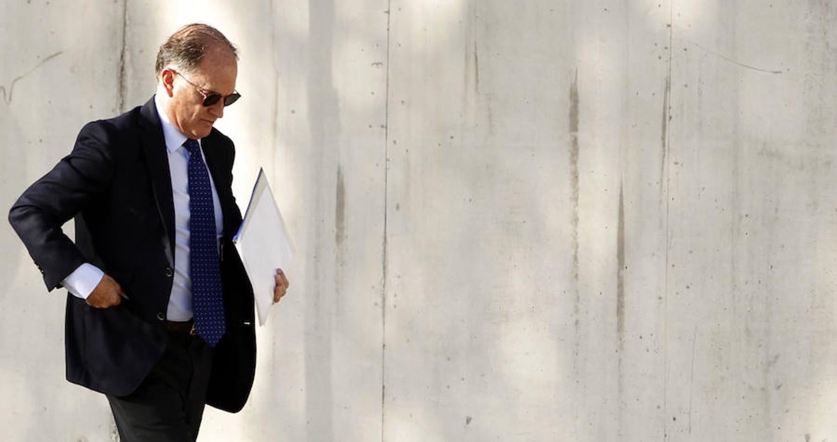 Jesús Sepúlveda, exmarido de la exministra de Sanidad Ana Mato, a su llegada al juicio. 