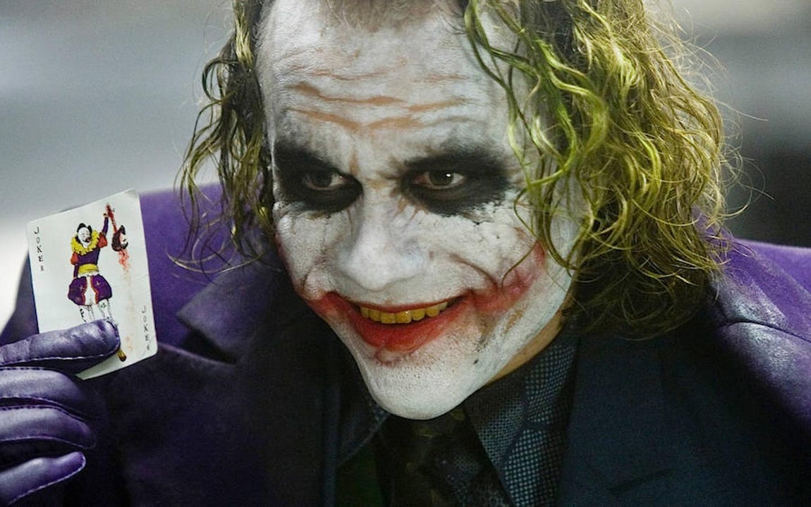 Heath Ledger en «El caballero oscuro». 