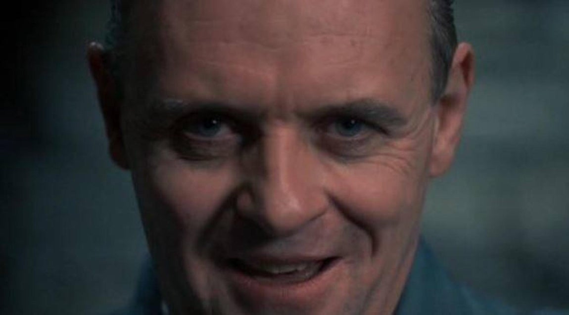Anthony Hopkins en «El silencio de los corderos». 