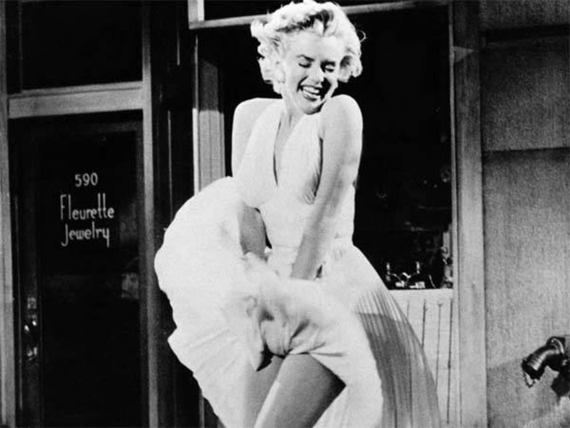 Marilyn Monroe en «La tentación vive arriba». 