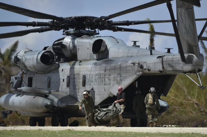 La ayuda internacional está llegando poco a poco, entre ella la de EE.UU.. 