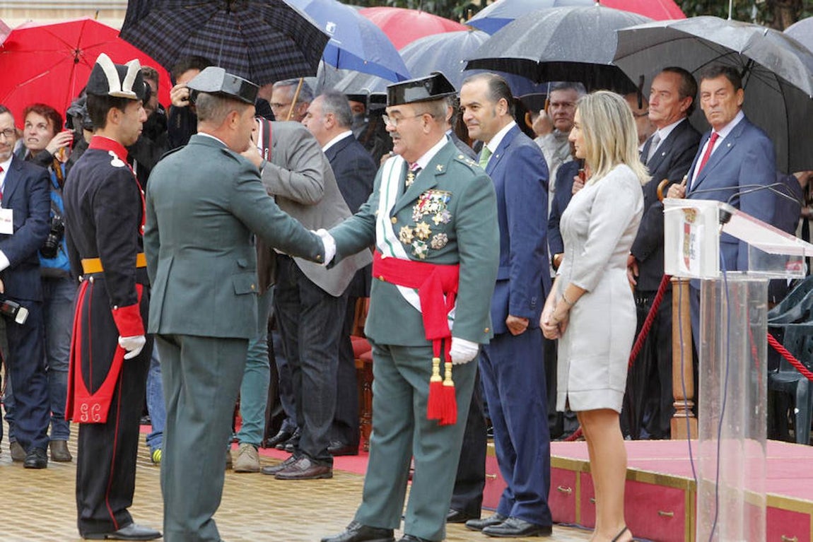 El desfile del Día de la Hispanidad