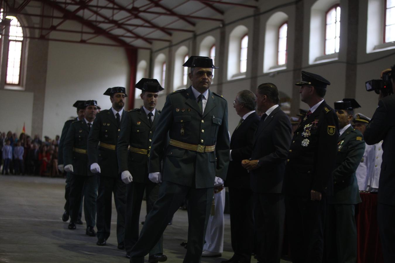 Celebración de la festividad del Pilar de la Guardia Civil de Cádiz