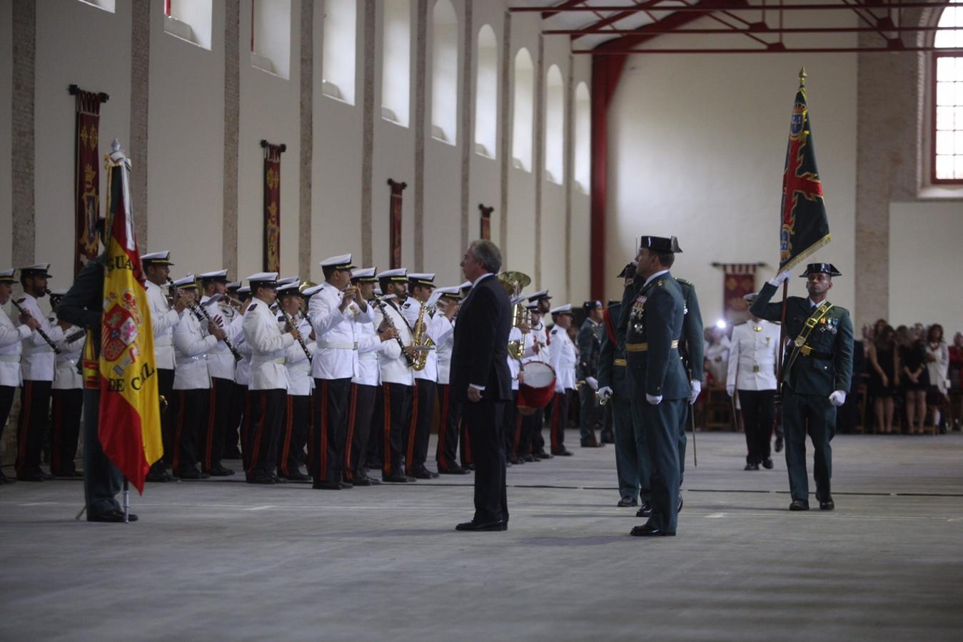 Celebración de la festividad del Pilar de la Guardia Civil de Cádiz