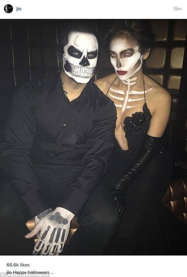 Casper Smart y Jennifer López. 