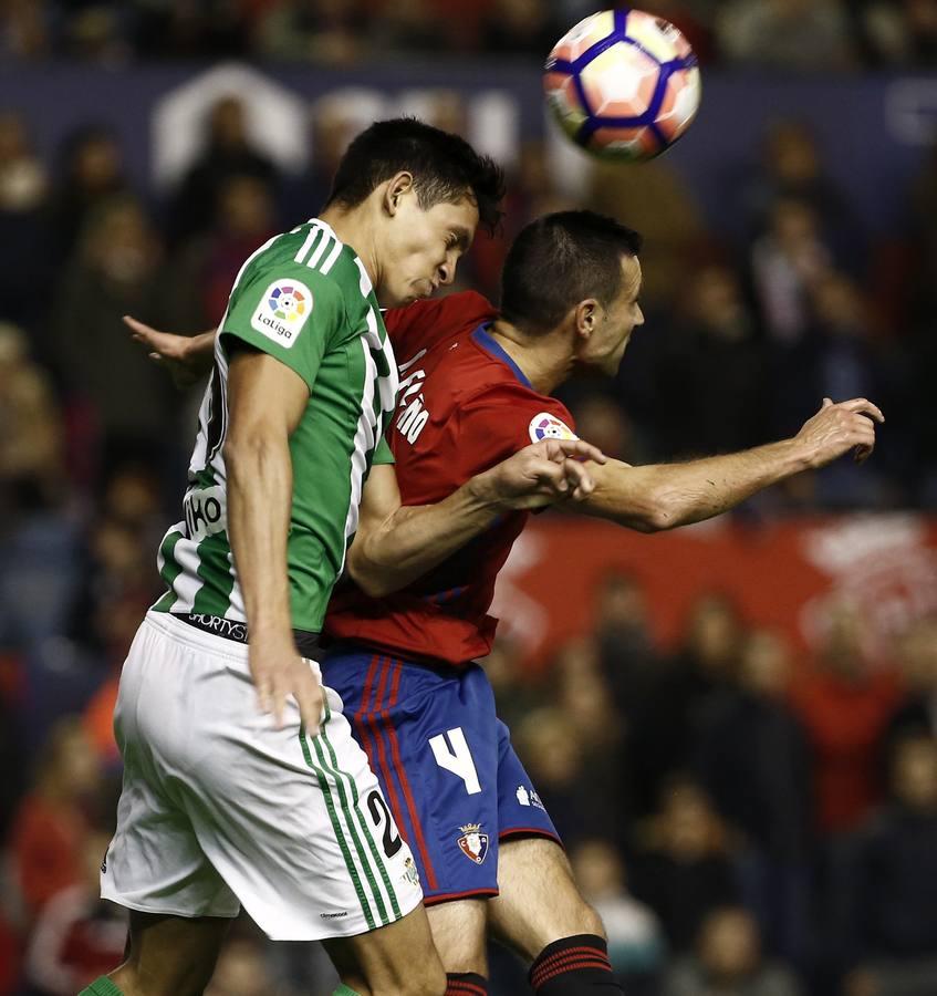 Las mejores imágenes de la victoria del Betis frente al Osasuna