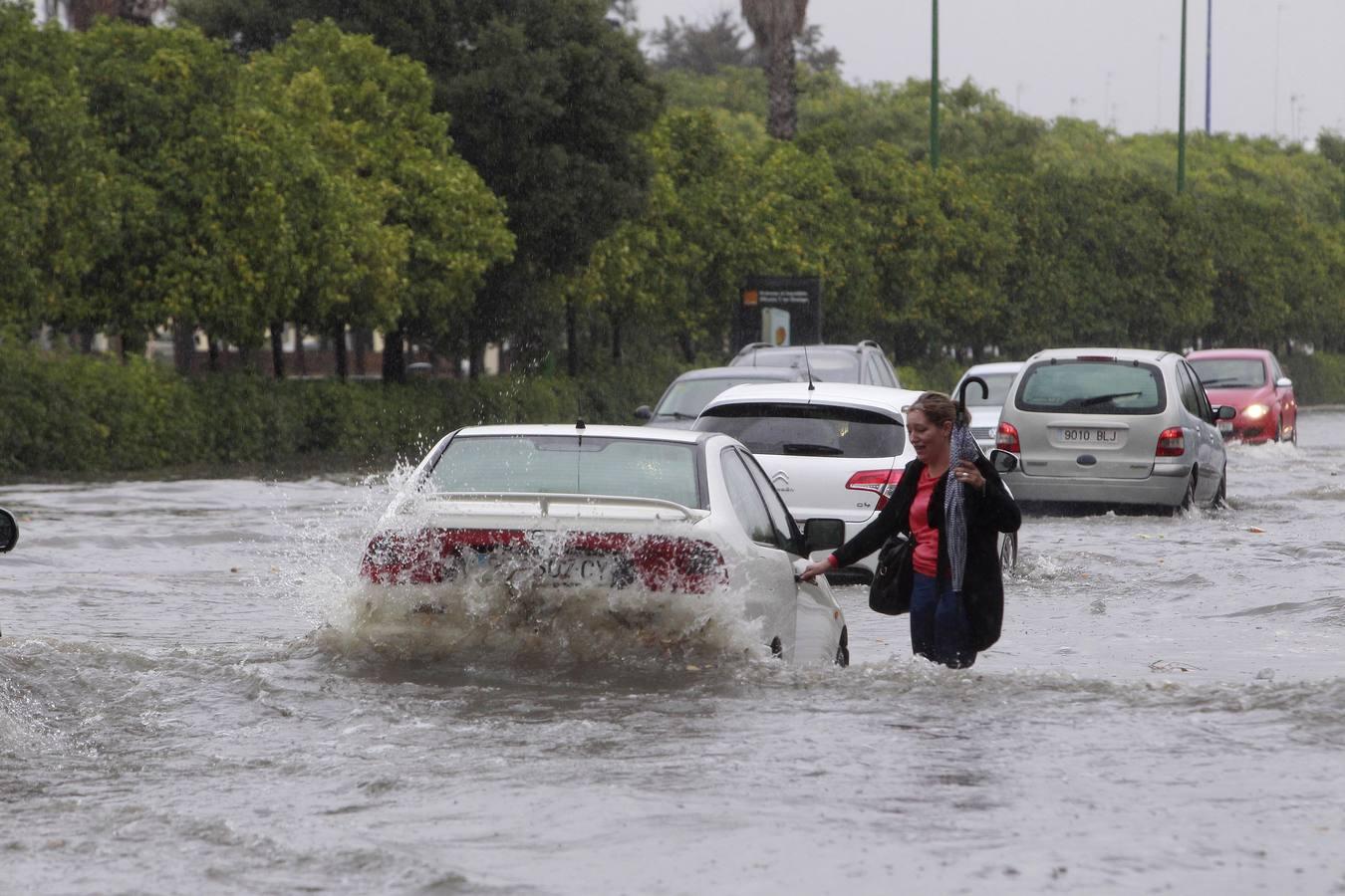 En imágenes: Sevilla, desbordada por las lluvias