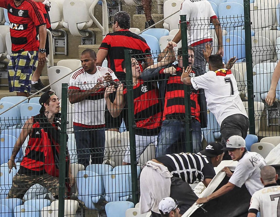 Violencia en la reapertura de Maracaná