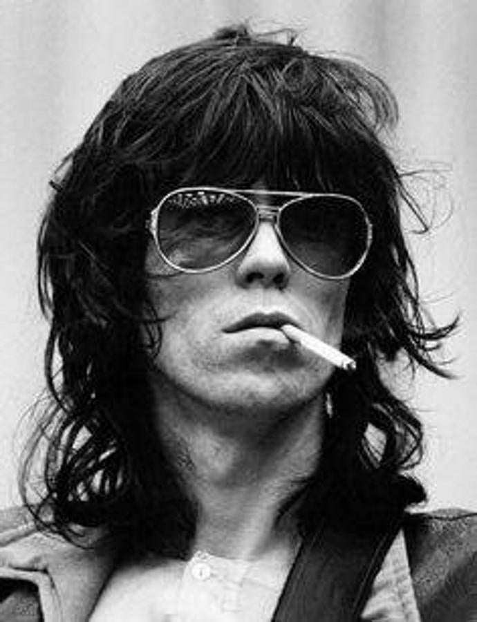Keith Richards. Guitarrista de la banda de rock «The Rolling Stones»