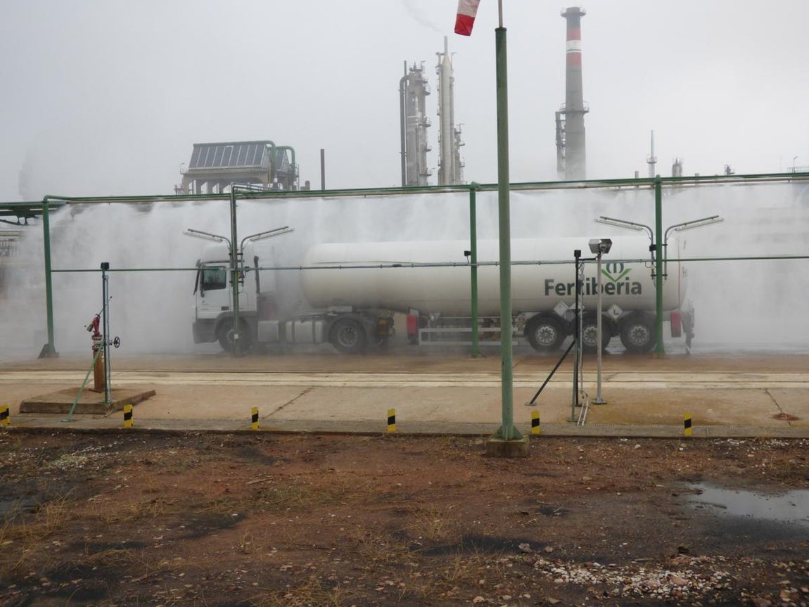 El simulacro de Puertollano, en imágenes