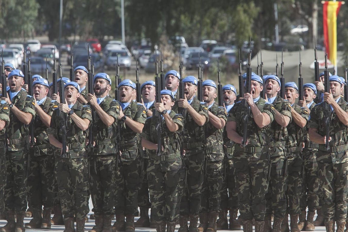 Las boinas azules de Cerro Muriano vuelven al Líbano