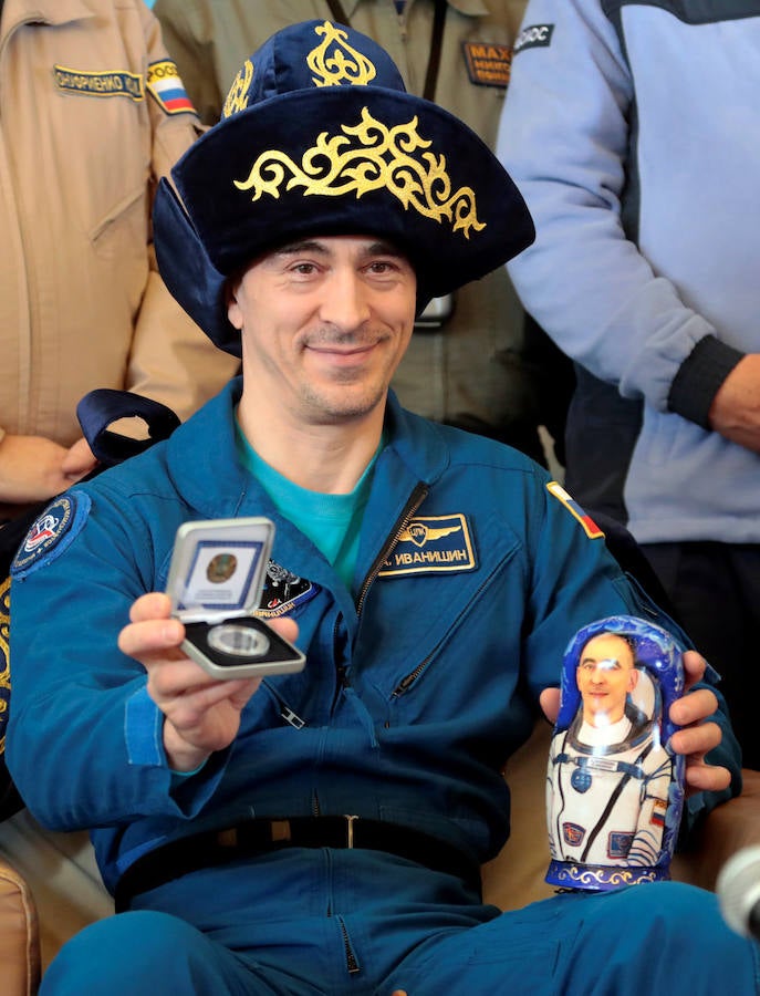 Agasajos tras 115 días en la Estación Espacial Internacional