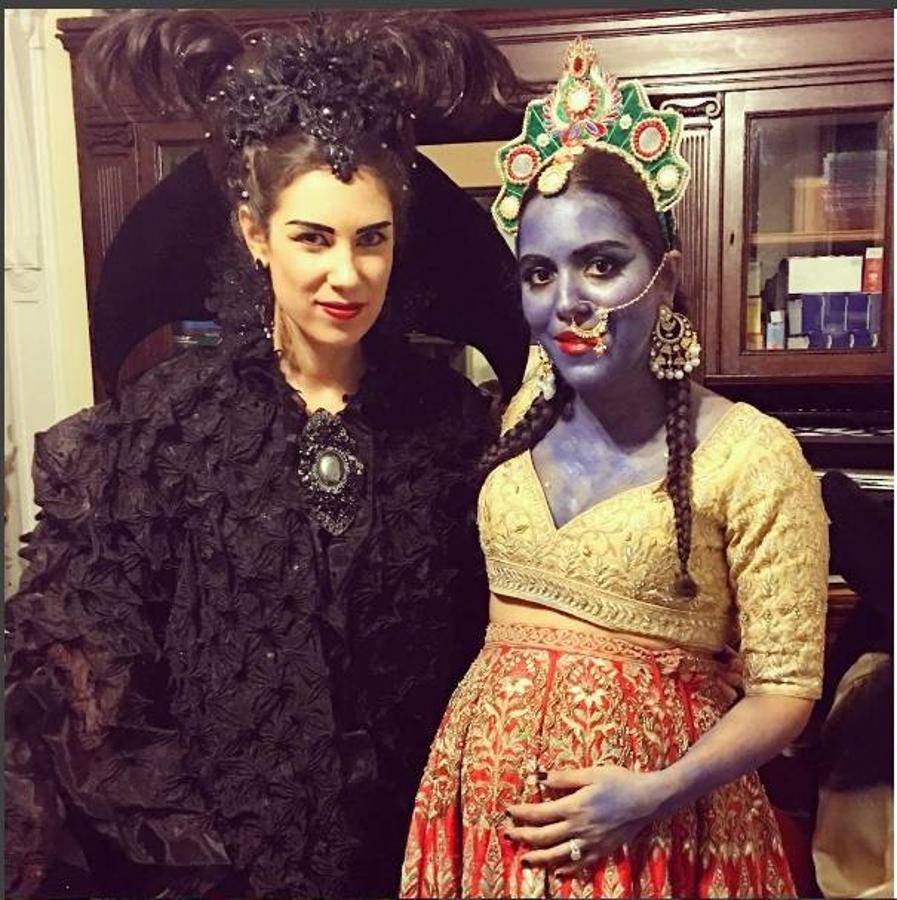 La hermana del novio y mujer de Andrea Casiragh, Tatiana, escogió un espectacular diseño de Maléfica. 