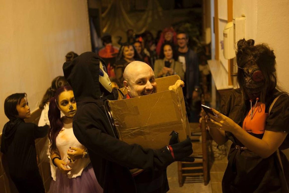 Y así transcurrió la noche de Halloween en Churriana, cerca de Málaga. 