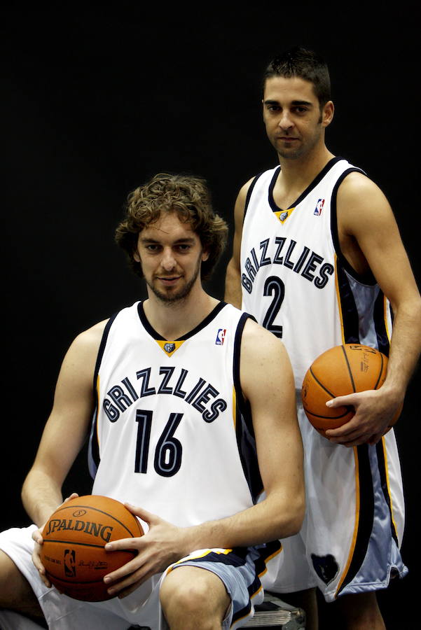 Así se ha transformado Pau Gasol desde que debutó en la NBA