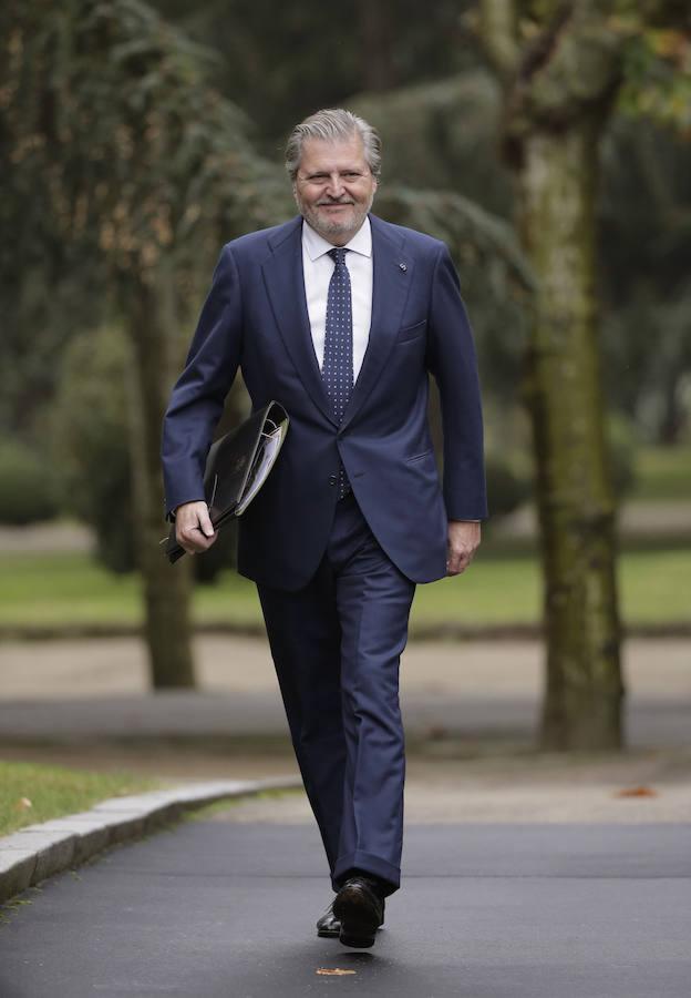 El ministro de Educación, Cultura y Deporte, Íñigo Méndez de Vigo, en el Palacio de la Moncloa. 